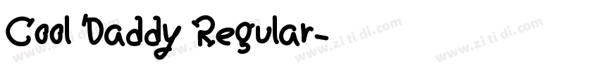 Cool Daddy Regular字体转换